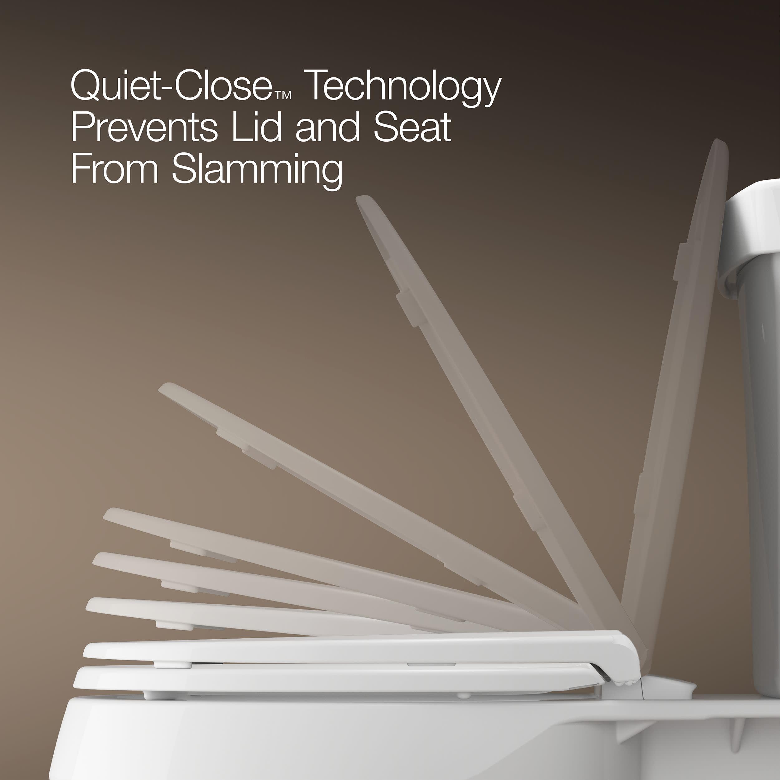 KOHLER Hyten underside bumpers gripping bowl to prevent seat movement