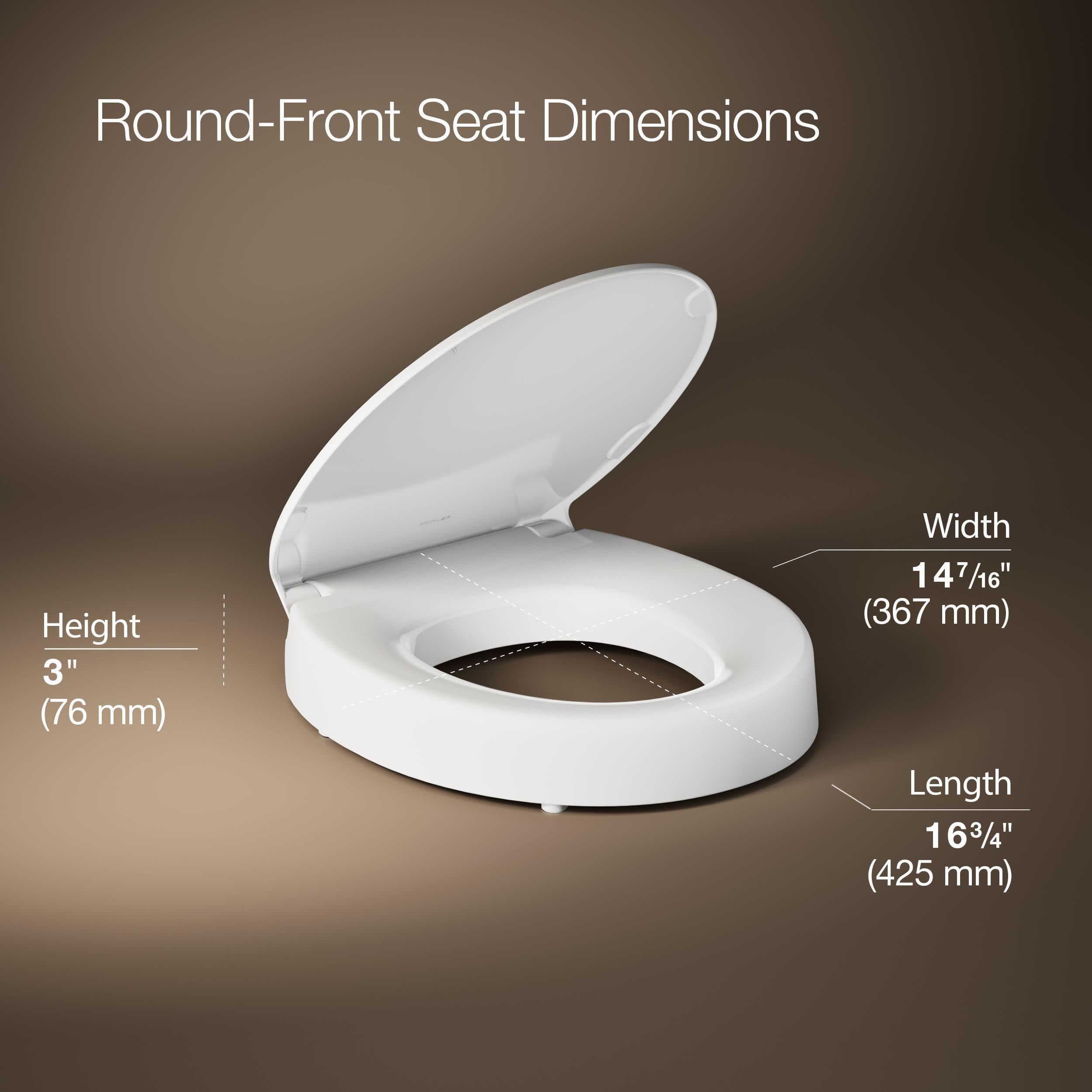 KOHLER Hyten Grip-Tight top-fastening hardware for easy installation
