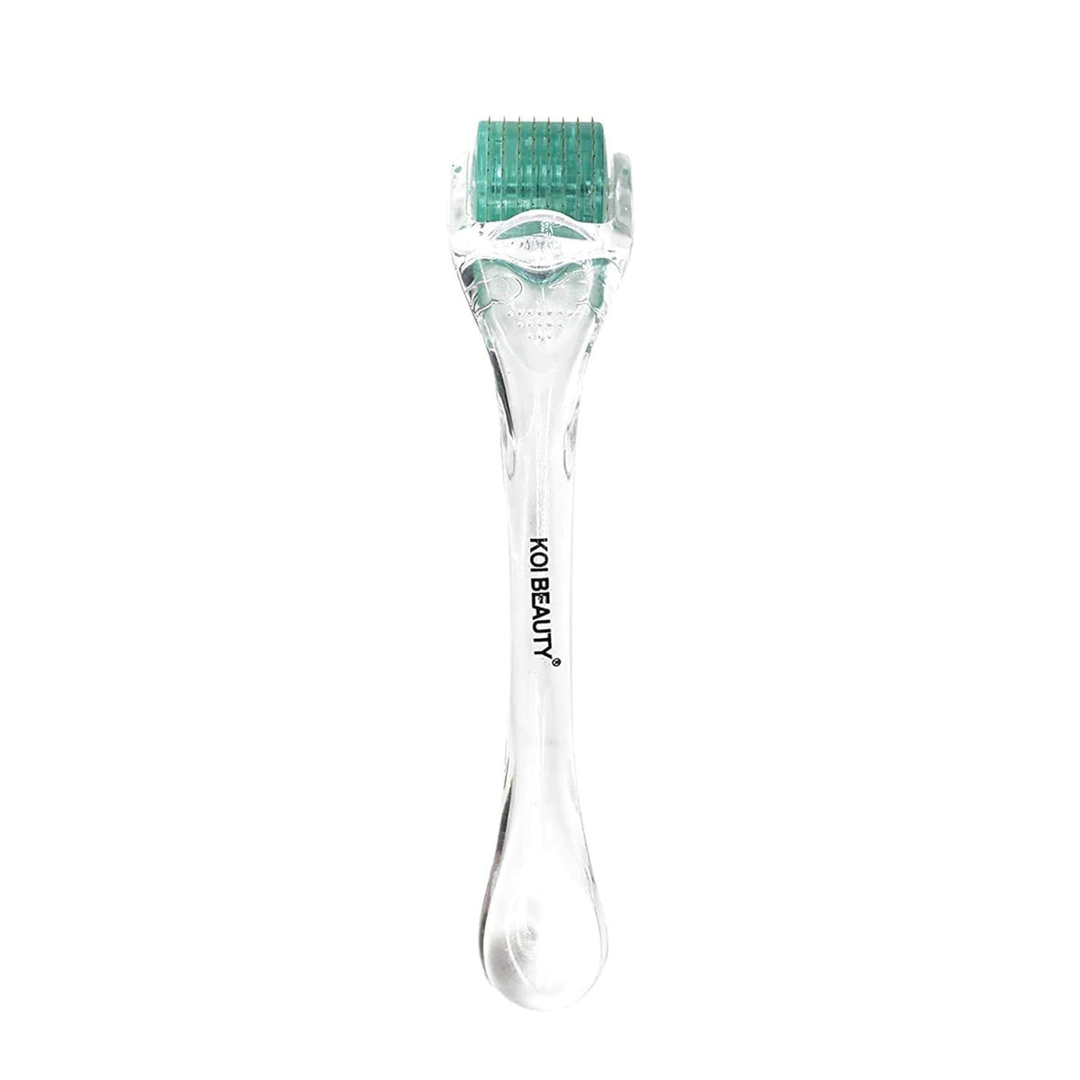 Koi Beauty derma roller front view showing ergonomic handle and roller for easy control