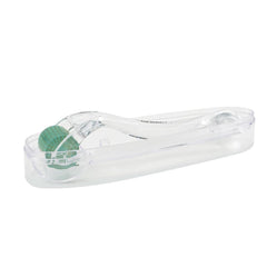 Koi Beauty roller beside protective storage case for hygienic travel and safe storage