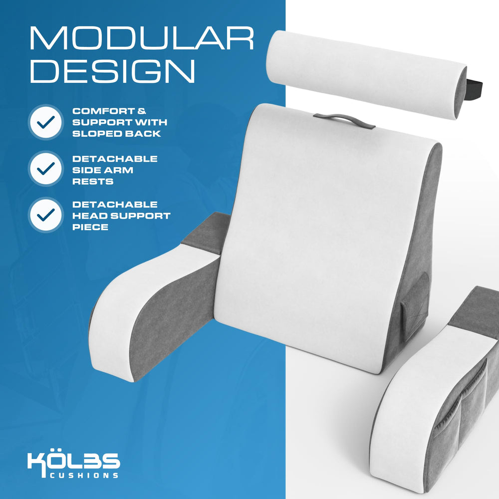 Kölbs close-up of fabric texture and stitching highlighting durability and soft feel