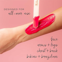 KoluaWax applicator stick spreading wax demonstrating control and reduced mess