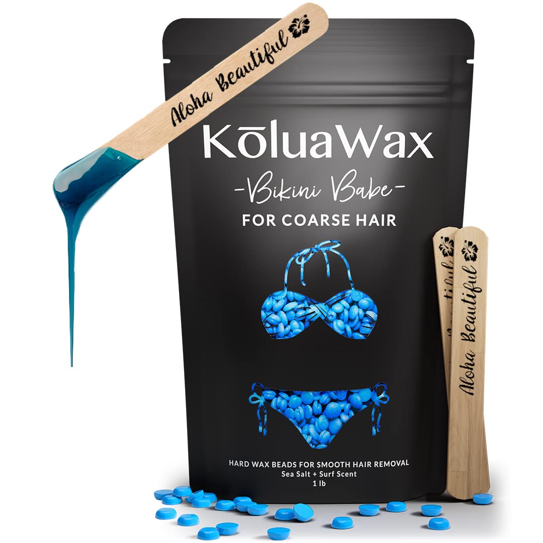 KoluaWax front packaging showing scent and one-pound size for easy selection