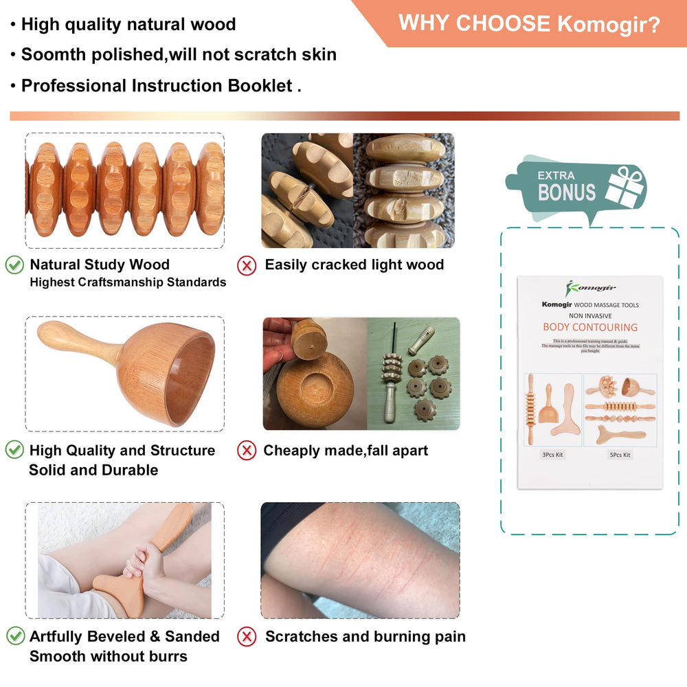 Komogir roller stick full-length detail demonstrating deep-roll advantage