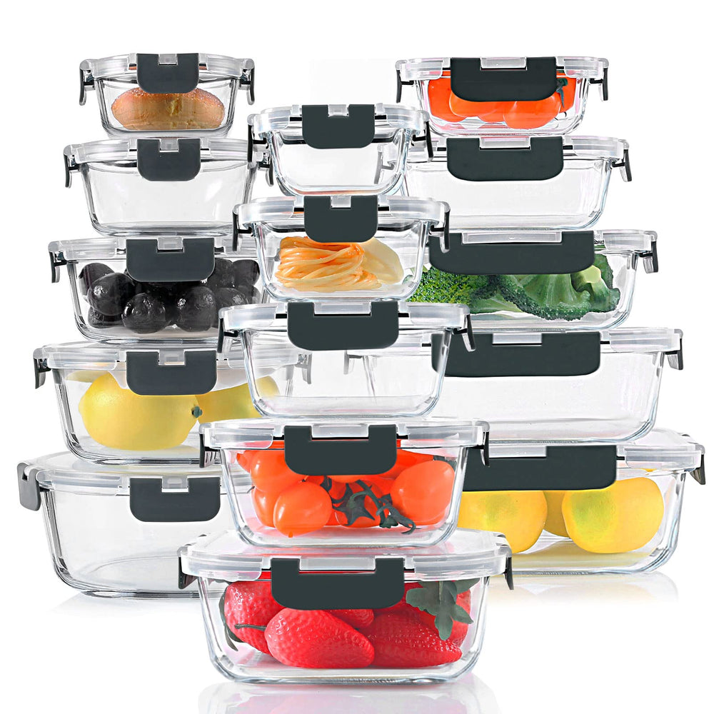 KOMUEE front view of full 30-piece set showing neat organization and variety
