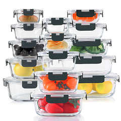 KOMUEE front view of full 30-piece set showing neat organization and variety