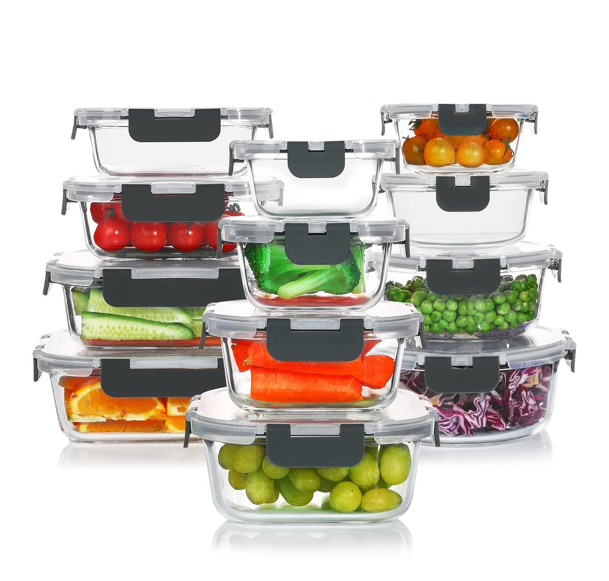 KOMUEE front packaging showing full 24-piece set and storage benefits