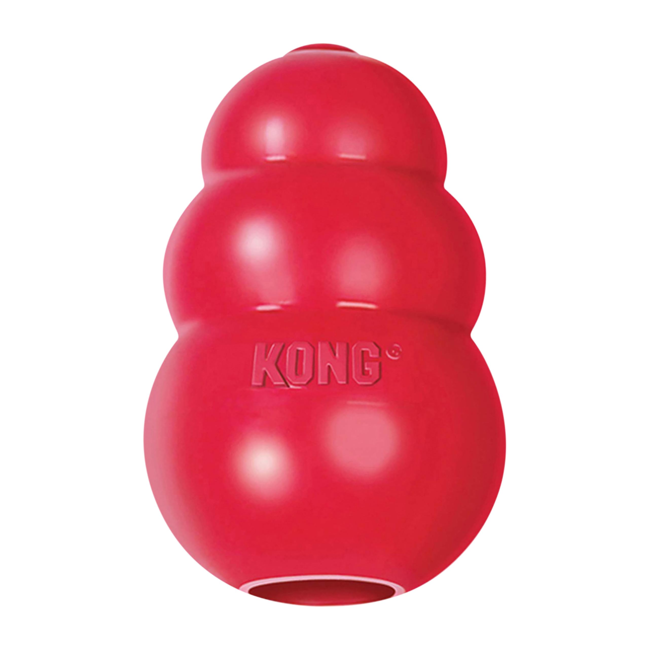 KONG Classic extra large front view showing durable red rubber benefit