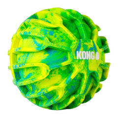 KONG FlexBall floating on water enabling safe pool and lake retrievals