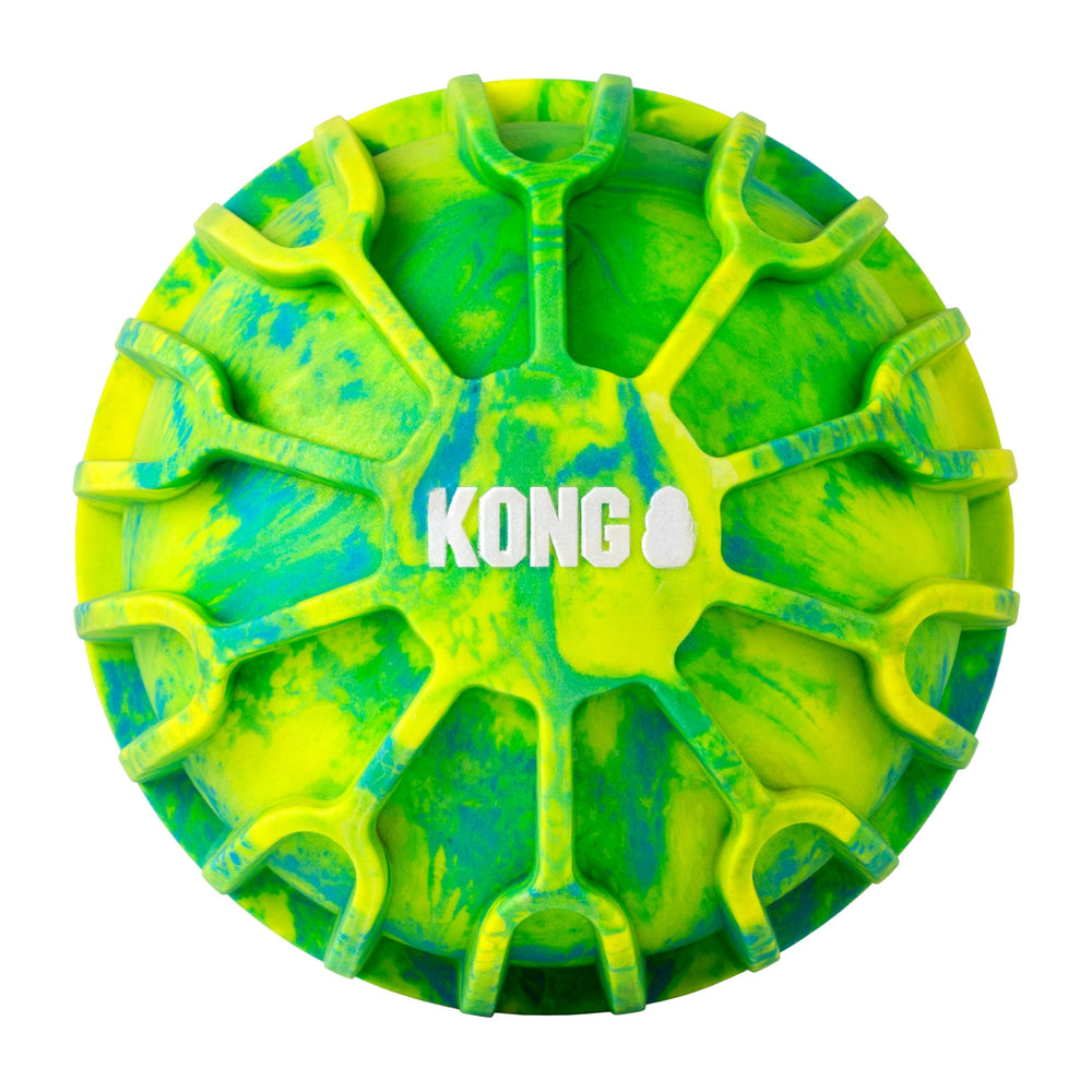 KONG FlexBall front view showing size and buoyant design for active play