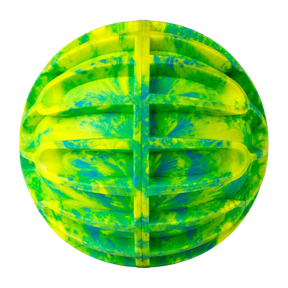 KONG FlexBall close-up of deep ridges for easy gripping and throwing