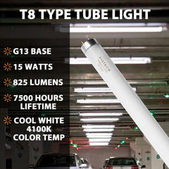 Konideke single 18-inch tube close-up highlighting durable finish