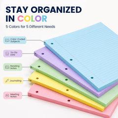 Koogel five vibrant colors spread to demonstrate quick subject sorting benefits