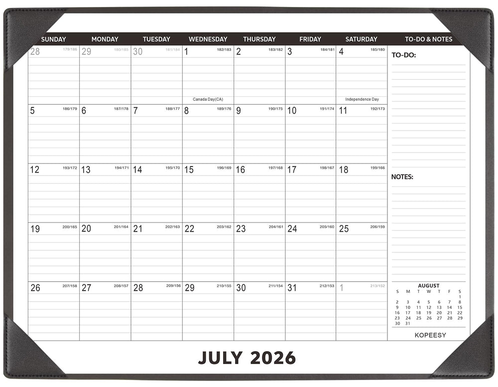 KOPEESY TO-DO and NOTES column example for task tracking and meeting prep