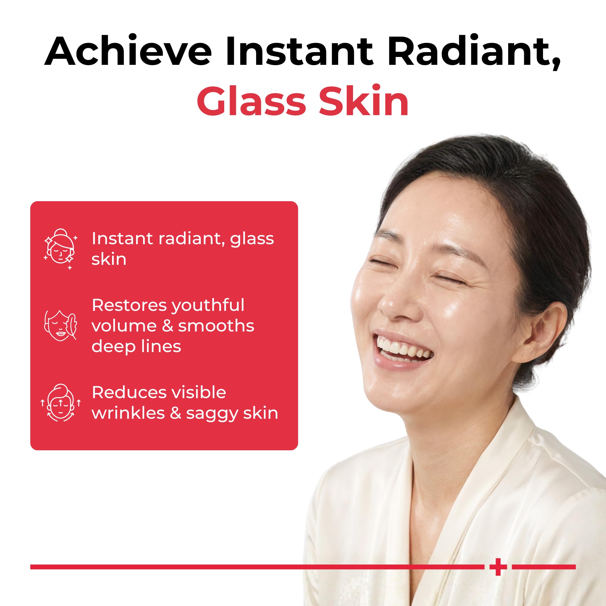 Koriderm cream silky texture close-up illustrating fast-absorbing hydration feeling