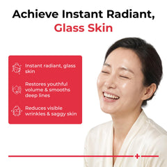 Koriderm cream silky texture close-up illustrating fast-absorbing hydration feeling