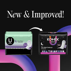 Kotex Gravity Core close-up showing absorbency channel to keep you dry