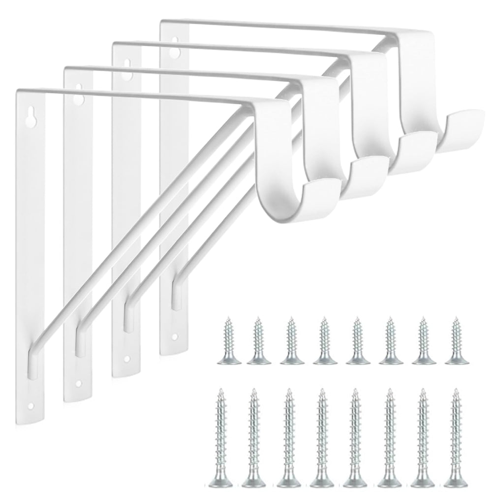 KOVOSCH front view brackets white showing clean profile and sturdy support