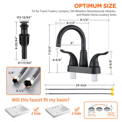 KPW gooseneck spout closeup highlighting 360-degree swivel and reach benefit