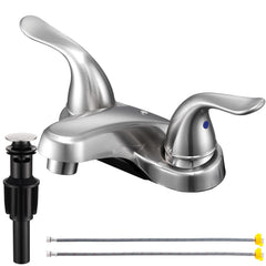 KPWATER front view faucet showing classic design and easy installation benefit
