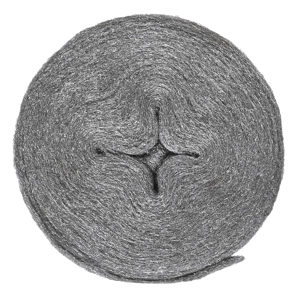 KQCXIK front view of 65ft steel wool roll showing packaging and length benefit