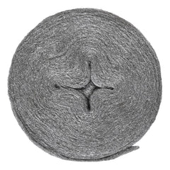 KQCXIK front view of 65ft steel wool roll showing packaging and length benefit