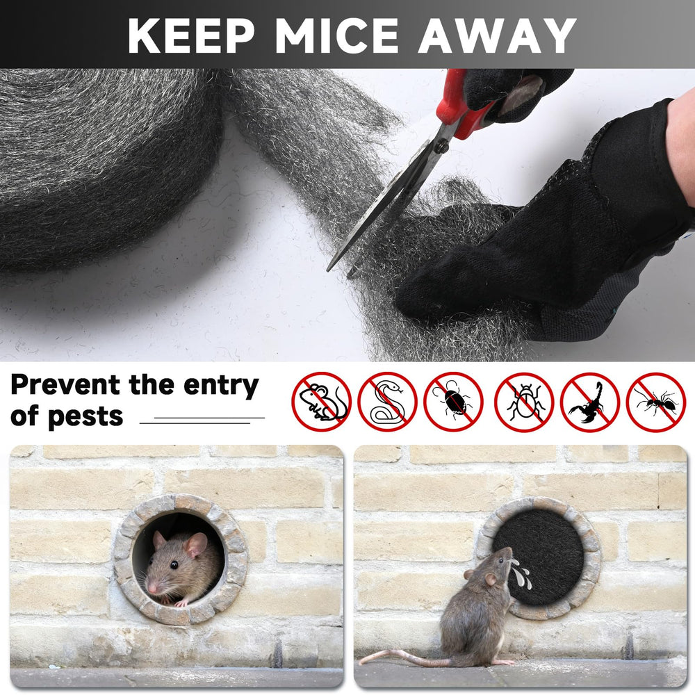 KQCXIK wool compressed into vent gap offering breathable pest protection