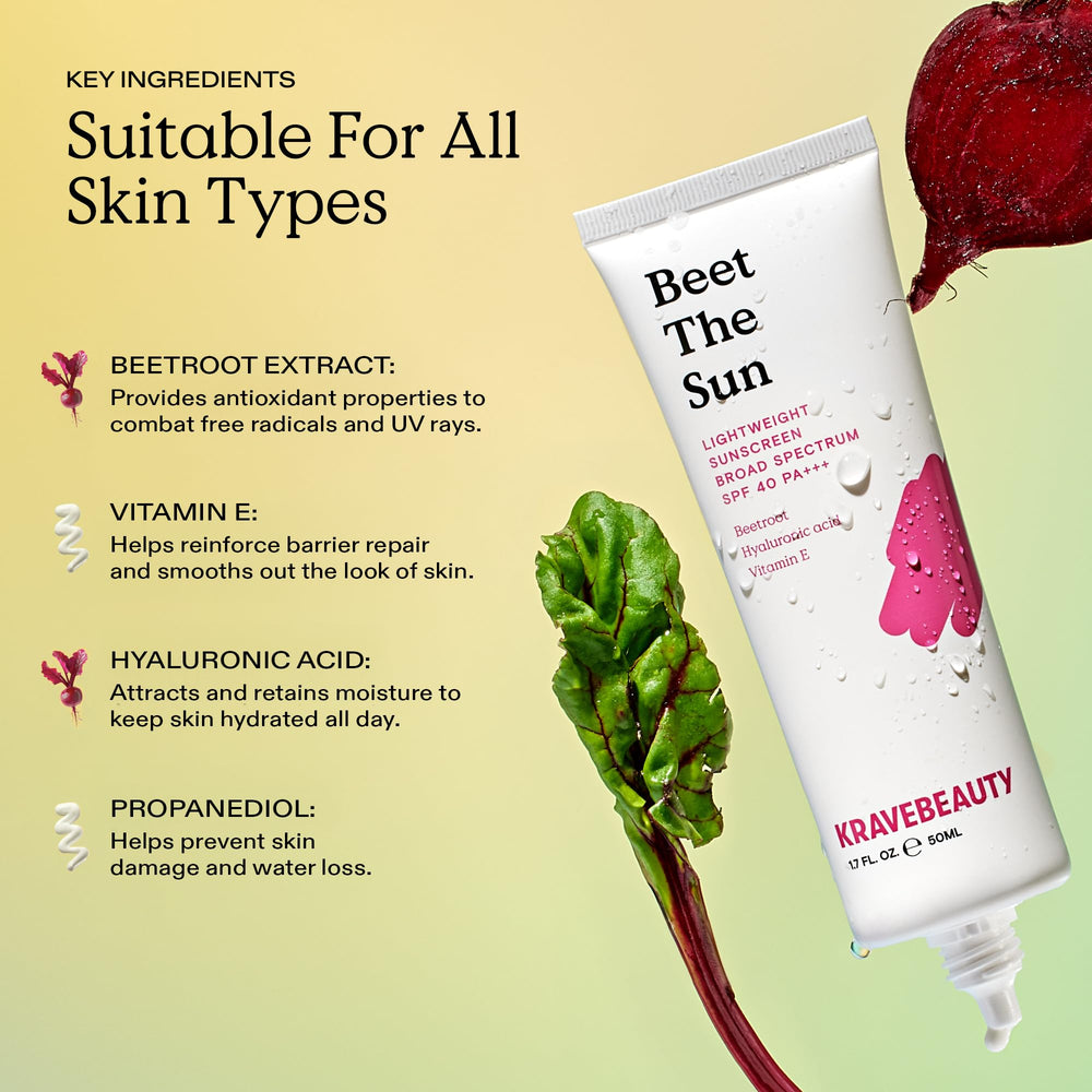 KraveBeauty spread on skin demonstration illustrating dewy hydration and blendability