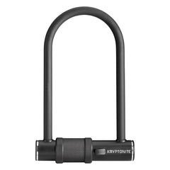Kryptonite close-up of 12mm hardened steel shackle for cut resistance