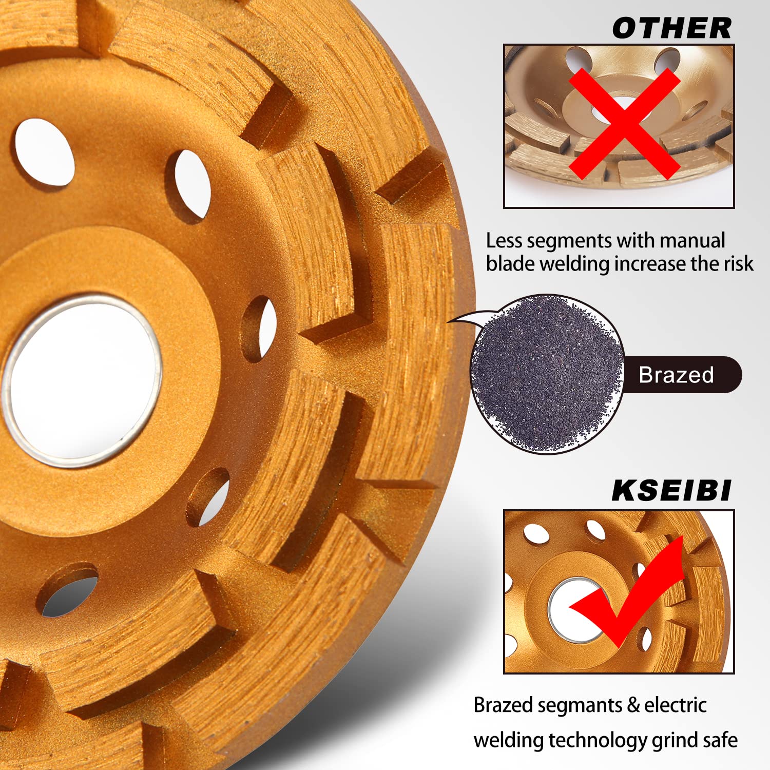KSEIBI removing thinset adhesive from tile substrate showing quick prep advantage