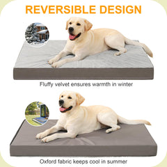 KSIIA reversible sides showing plush velvet and Oxford fabric for seasonal comfort