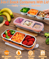 KTKUDY close-up of 18/8 stainless steel tray highlighting durability benefit