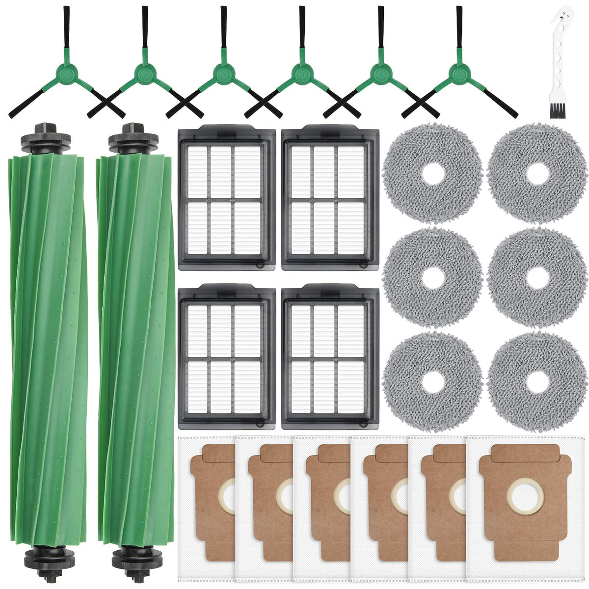 KTNAid front packaging of Roomba replacement kit showing components and compatibility benefit