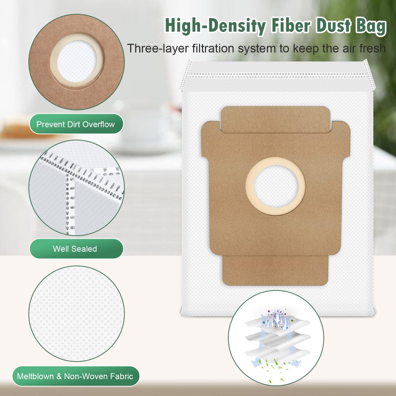 KTNAid microfiber mop pads texture close-up offering high absorbency and streak-free finish