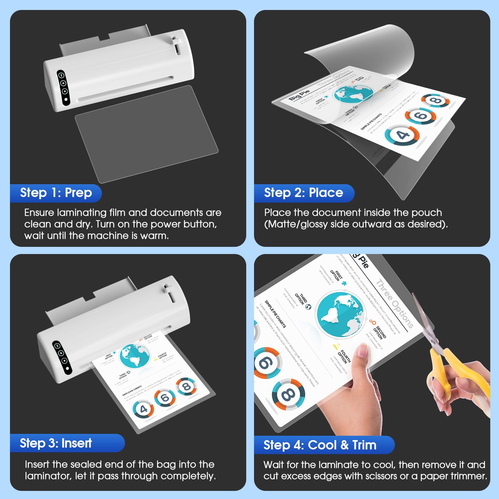 KTRIO laminated flashcards in classroom showing durable frequent-use advantage