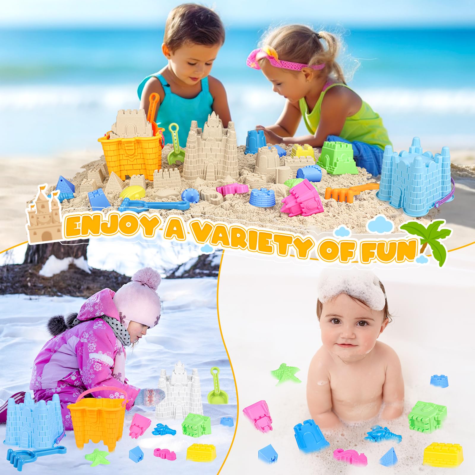 KUBUSFLY family playing in backyard sandbox demonstrating versatile outdoor use
