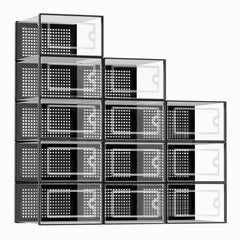 Kuject clear front packaging 12-pack showing neat storage and quick selection