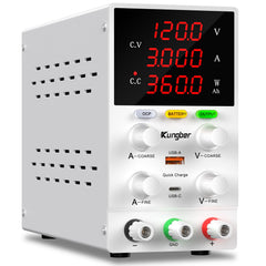 Kungber front panel showing display and controls for accurate monitoring and setup