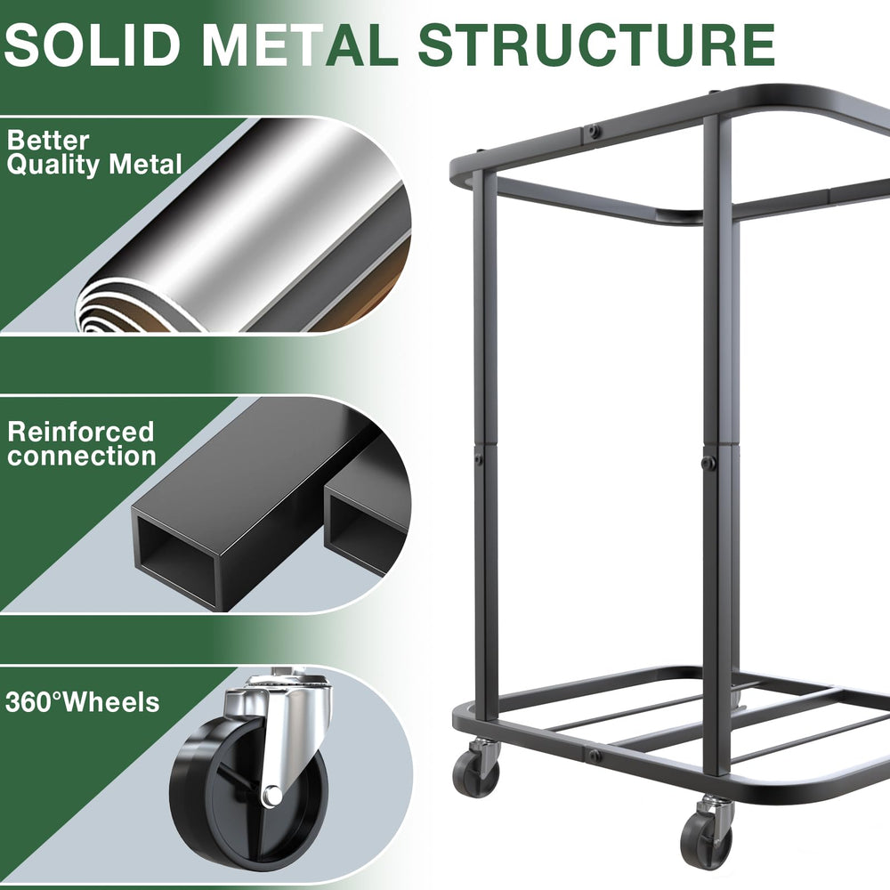 kunlabori four caster wheels with brake locks for safe mobility