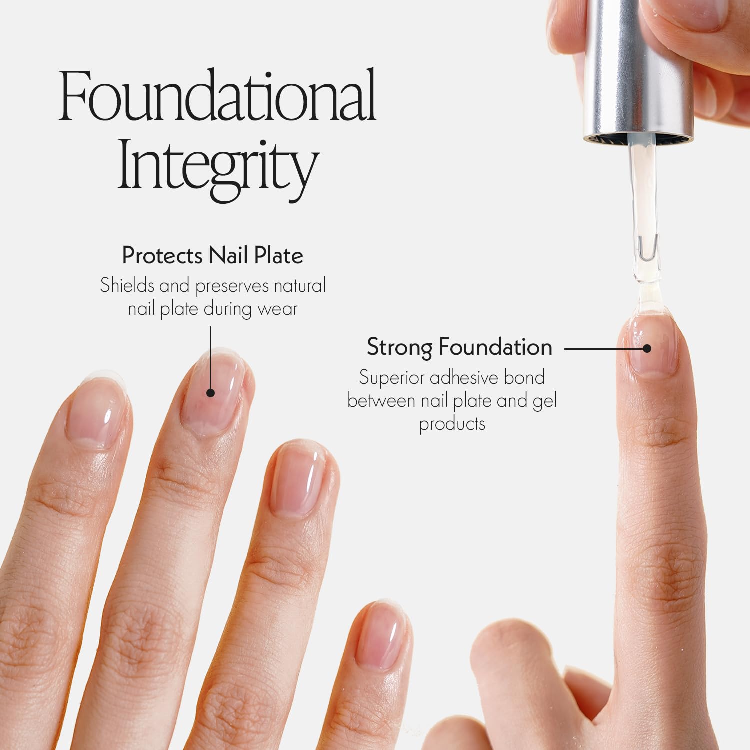 KUPA Gelfinity on manicured hands in lifestyle scene illustrating salon-quality shine