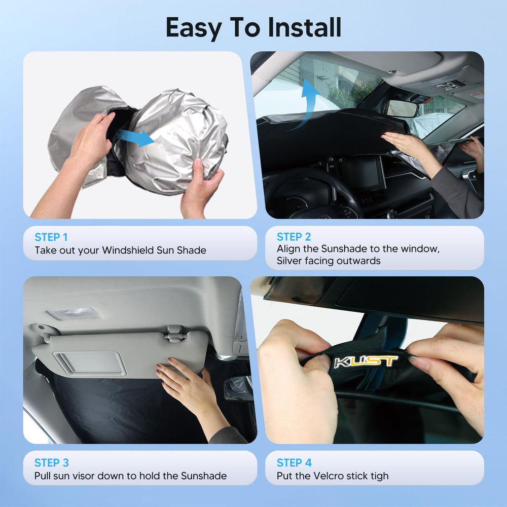 KUST steering wheel cover in use protecting wheel and saving trunk space