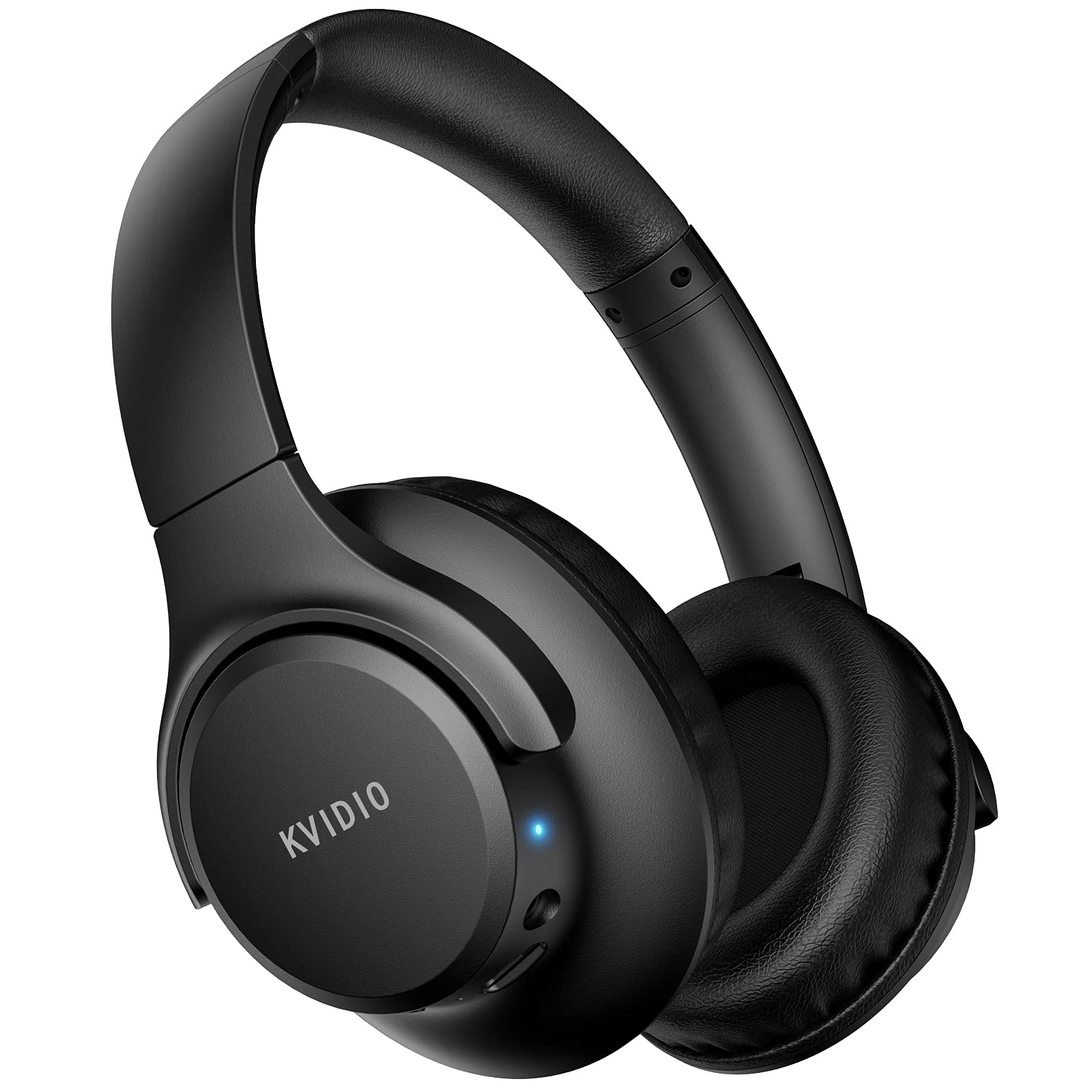 KVIDIO front view headset showing sleek design and deep bass appeal