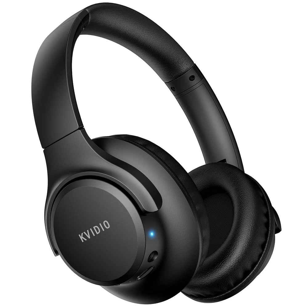 KVIDIO front view headset showing sleek design and deep bass appeal