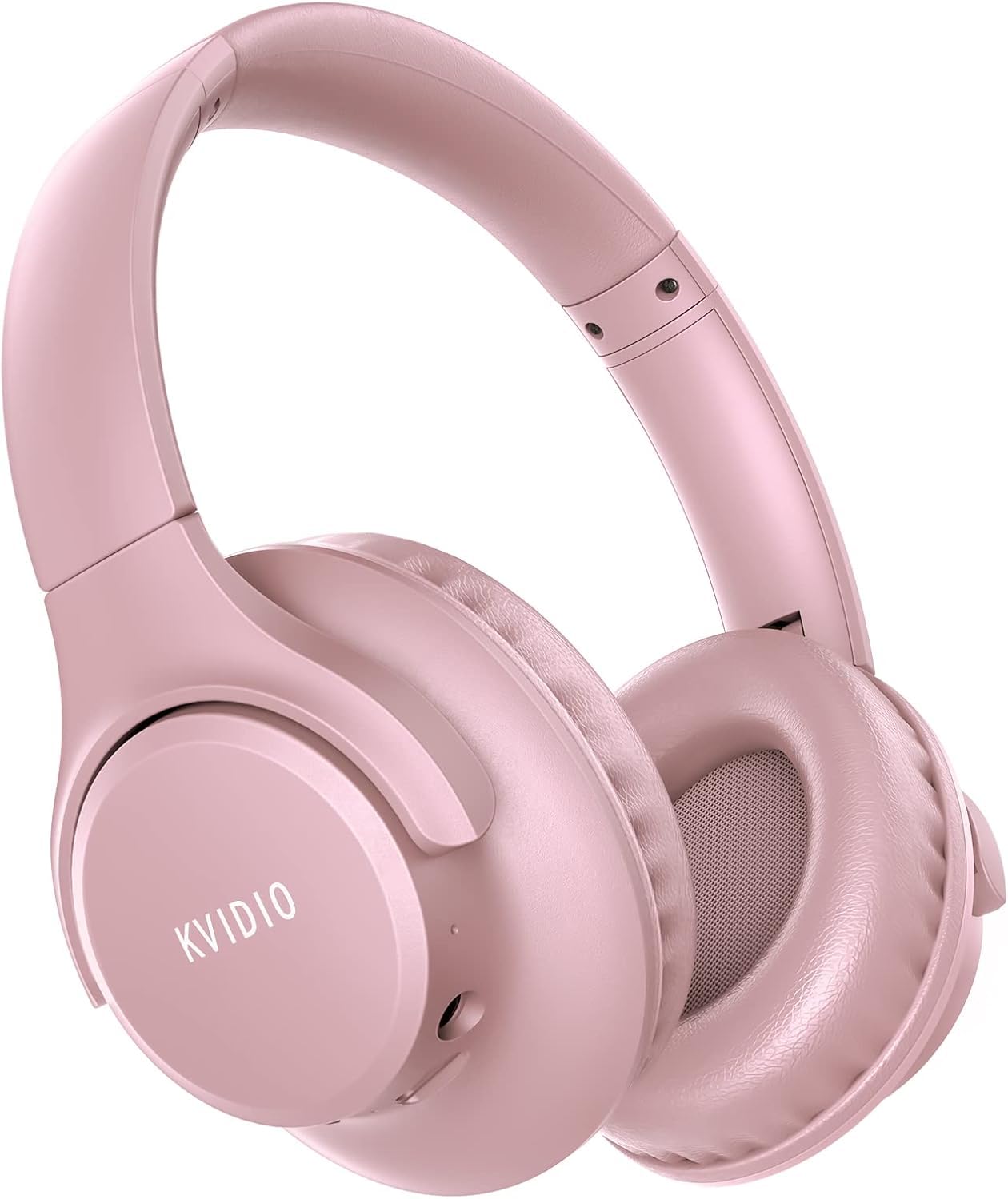 KVIDIO front view showing sleek over-ear design and travel-friendly look