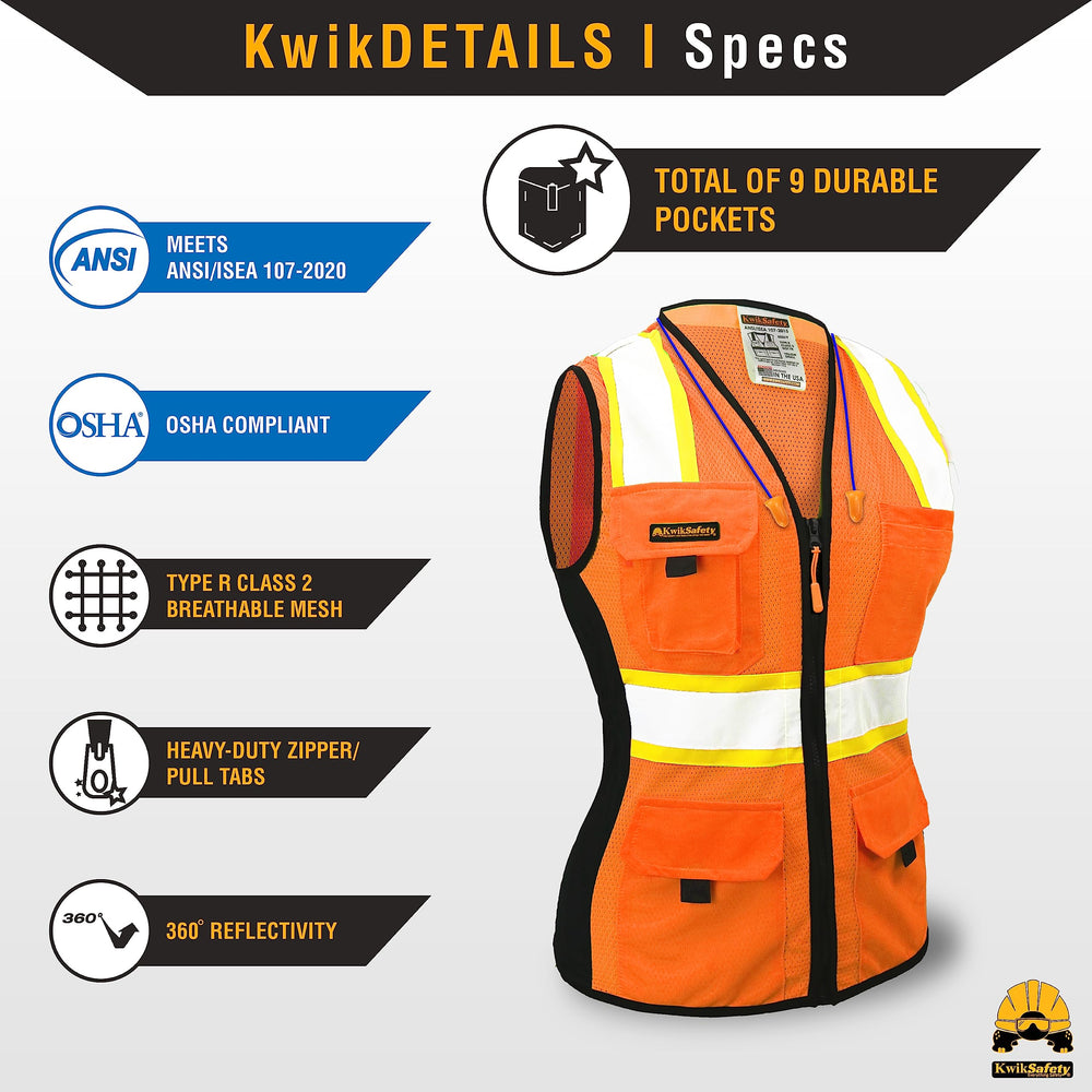 KwikSafety side elastic waist showing contoured fit and movement comfort