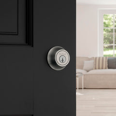 Kwikset 660 interior thumb-turn detail for quick emergency egress benefit