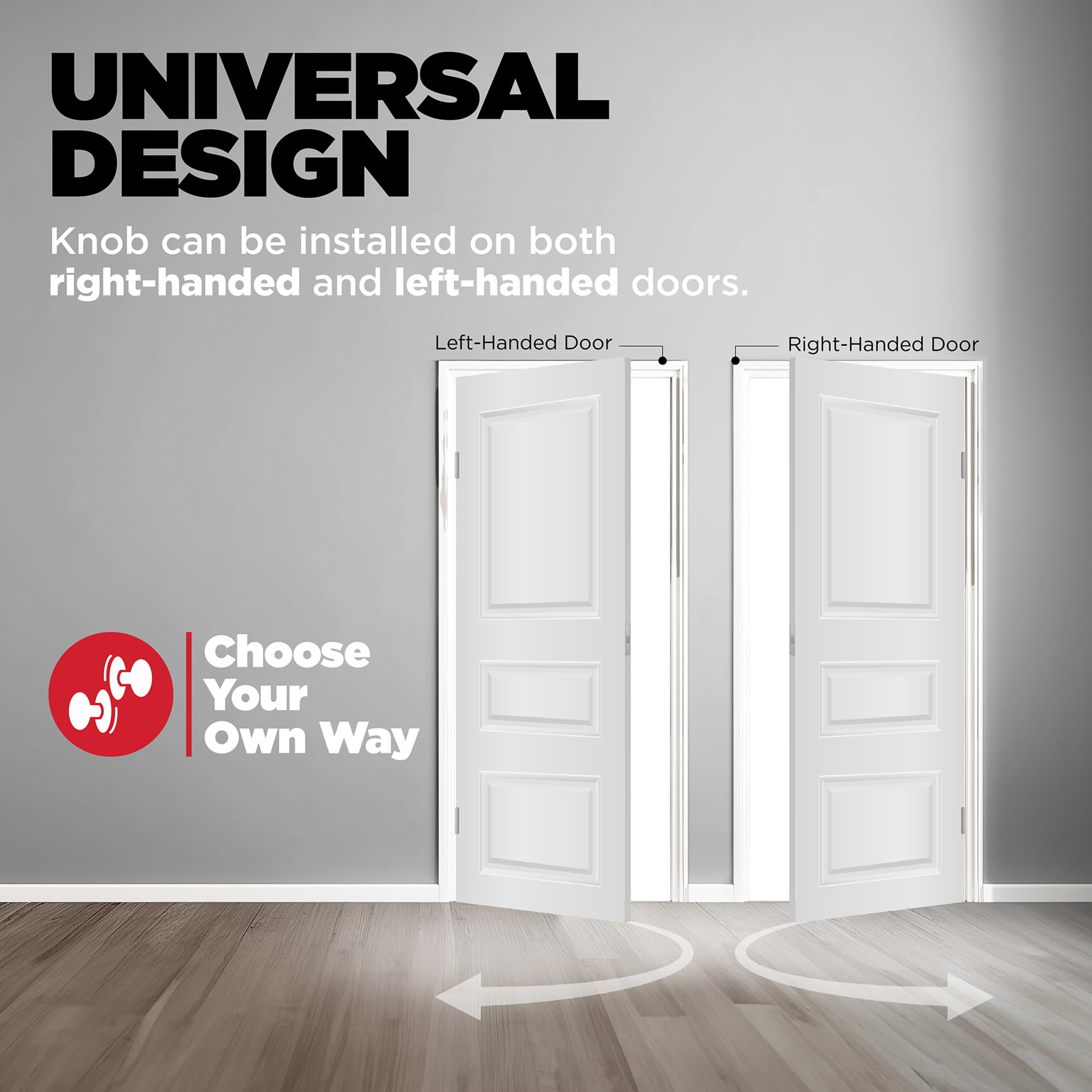 Kwikset matte black finish texture detail showing fingerprint resistance benefit: low-maintenance look