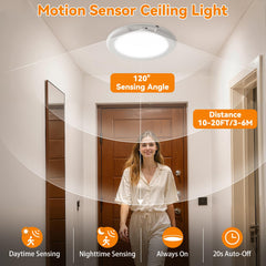 KYEKIO light installed in a closet demonstrating even illumination and hands-free convenience