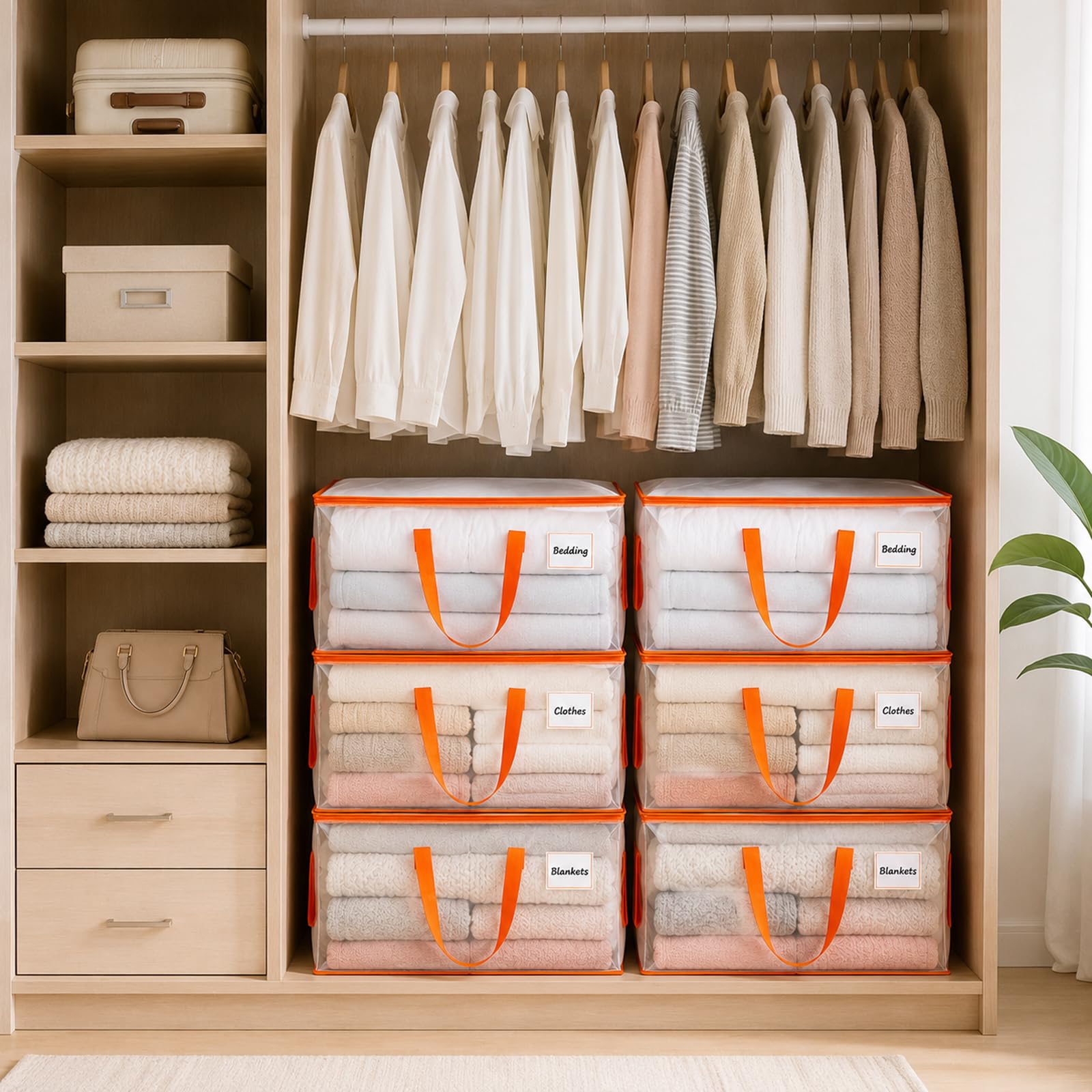 KYODOLED bag folded flat to save closet or garage space