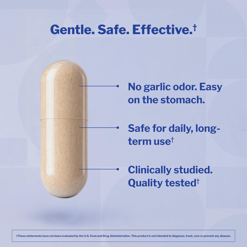 kyolic capsules on hand for serving-size visualization, practical portion guide